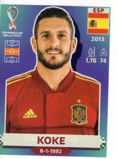 2022 Panini World Cup Stickers #ESP11 Koke - SCR