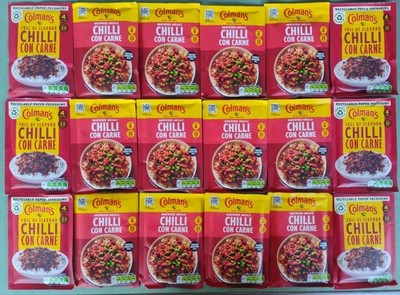 Colman's Chili Con Carne Meal Packet Mix 40g 18-Pack Exp 08/2026