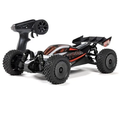 Arrma TYPHON GROM 223S BLX 1/14 Brushless 4X4 RTR con DSC, Argento - Buggy El...