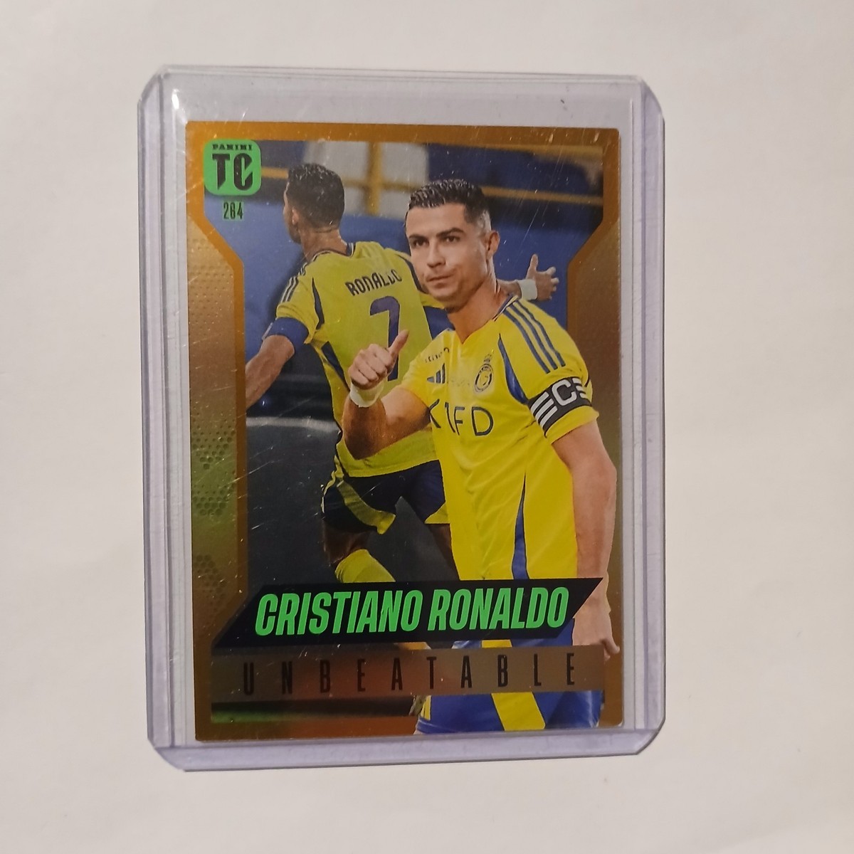 スポーツ選手 5/5 CRISTIANO RONALDO PANINI white gold 2024-25 CRISTIANO RONALDO PANINI DONRUSS FIFA | eBay