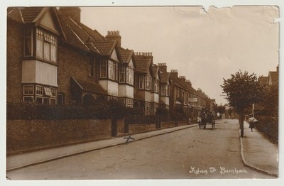 Alte AK BURNHAM ON SEA, ADAM STREET Somerset Echtfoto ungelaufen WAF