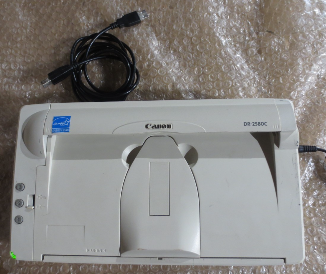 キャノン CANON ドキュメントスキャナー DR-2580C Canon DR-2580C Scanner With Case,Power Adapter Model M11052 | eBay