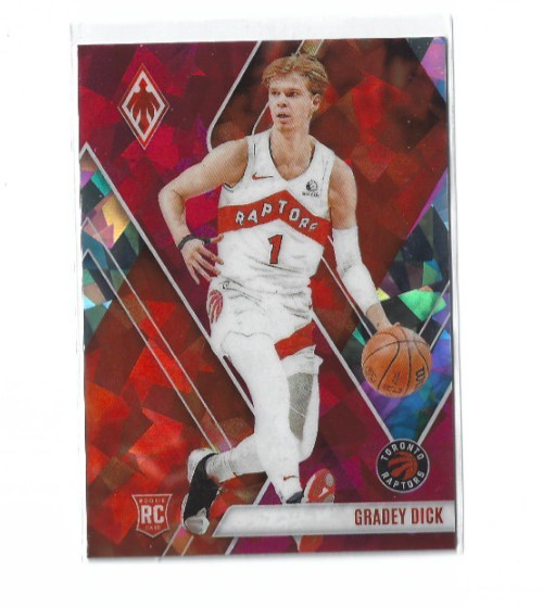 2023-24 Panini Phoenix Gradey Dick Red Ice #282 RC Toronto Raptors
