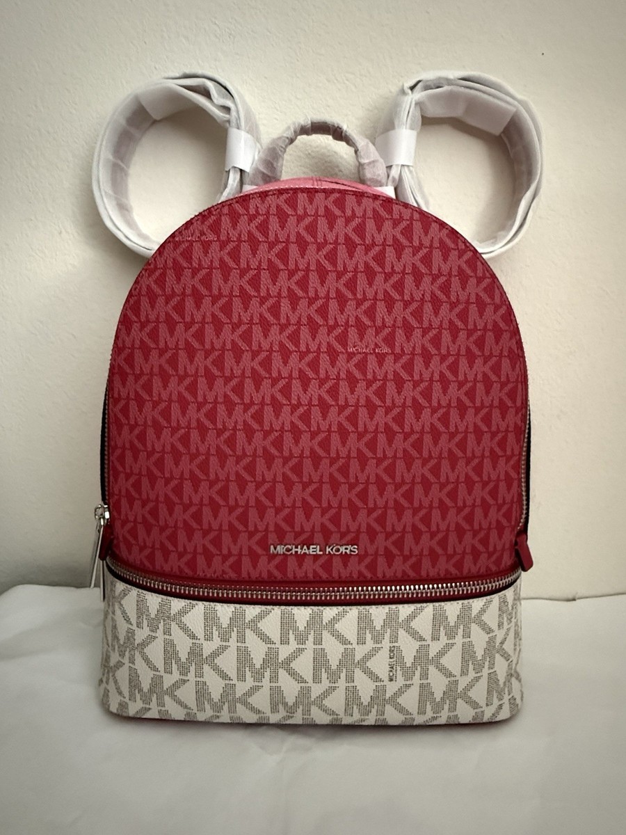 NWT Michael Kors Rhea Medium Color-Block Signature Logo  display picture 1