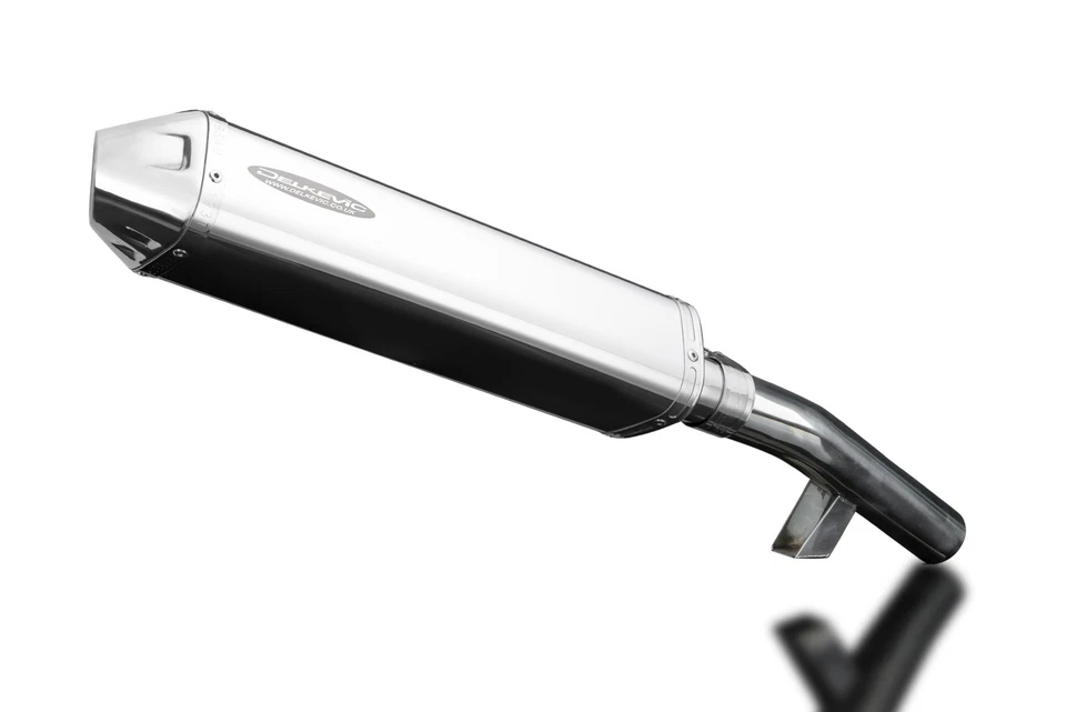 Silenciador de escape Kawasaki Versys 1000 17" acero inoxidable tri-ovalado deslizable 15-18 Foto 2 de 4