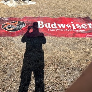 Budweiser 75th  Sturgis Collectible Sign Breweriana 'This Bud's For Sturgis'