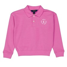 Polo Ralph Lauren Girls Logo French Terry Polo Sweatshirt