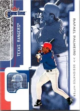 2001 Fleer Game Time #10 Rafael Palmeiro Baseball card 7MM