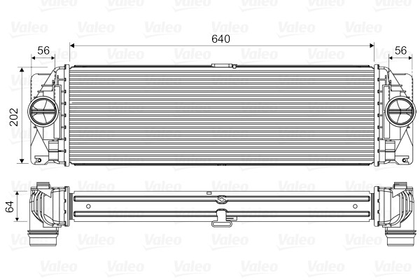 Valeo LadeluftküHler FüR Mercedes-Benz Sprinter 35-T Kasten 906 907 910-image