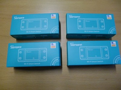 4x Sonoff Basic R4 WiFi 10A Smart Switch