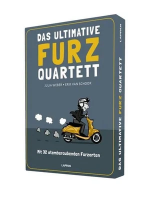 CARLSEN VERLAG GMBH Das ultimative Furz-Quartett Mit 32 atemberaubenden Furzarten | Lustiges Kart...