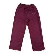 Comfrt Sweatpants Mens XL Maroon Fleece Lined Gratitude Take Care of Your Mind