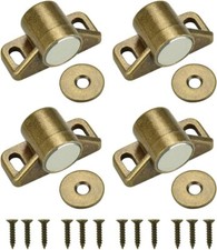 4 PCS Magnetic Door Catch Latch Kitchen Magnet Push Catch Round Magnets Door for