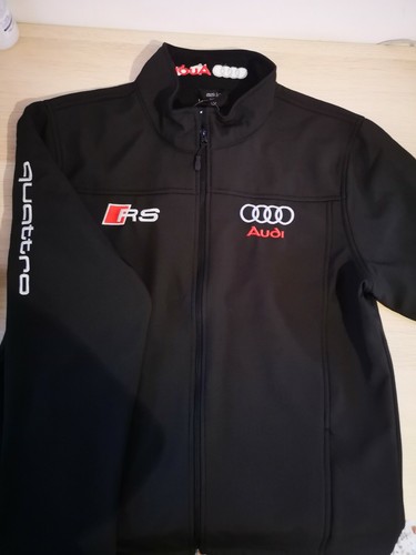 Chaqueta softshell Hombre bordado Logo Audi RS quattro embroidery jacket  coche | eBay