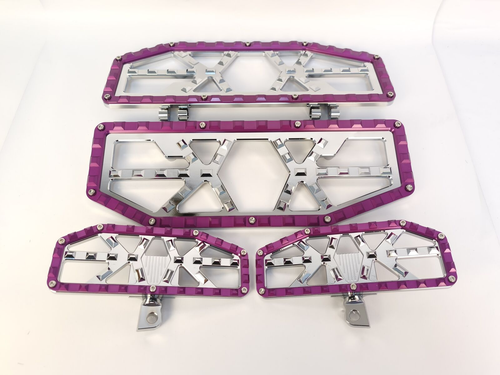 Front &Rear Floorboard Foot Peg Mount Bracket Kit For Harley Touring Road King - Picture 3 of 16