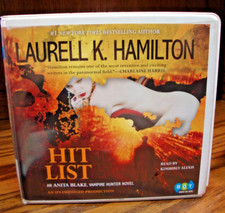 AUDIOBOOK CD: Hit List (Anita Blake~Vampire Hunter) Laurel Hamilton~Ex-Lib   V16