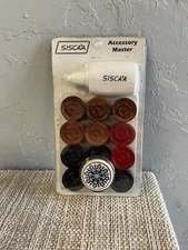 Tournament Carrom Board Wood Coins 24-Coins with Stricker & Powder Made in India