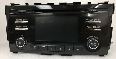 CD MP3 Bluetooth SiriusXM radio. NEW factory stereo with blems.For Nissan Altima