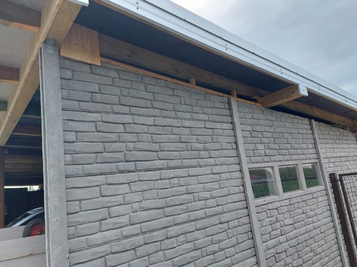 90 m Betonzaun Betonzäune einseitig Gartenbau Doppelstabmattenzaun + Lieferung - Bild 9 von 24