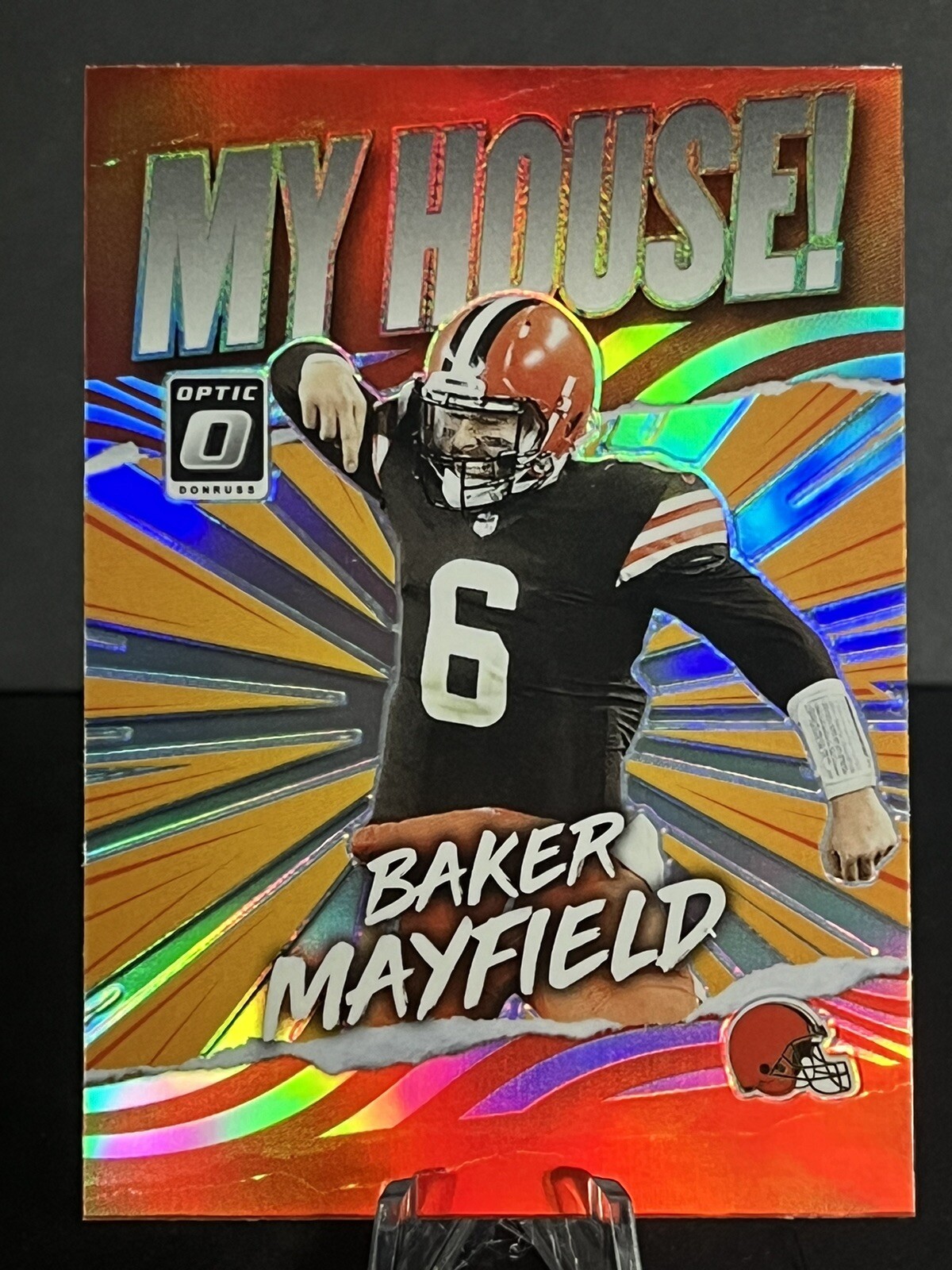 Baker Mayfield 2021 Donruss Optic My House! Prizm Cleveland Browns #MH-10