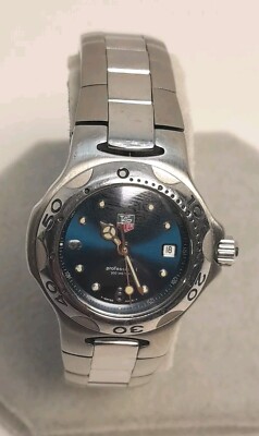 タグホイヤーTAG HEUERキリウム　クォーツWL1313 青文字盤レディース TAG HEUER KIRIUM Womens WL1313 Blue Dial Date New Full Size