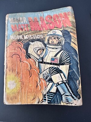 VINTAGE Mattel Major Matt Mason Moon Mission Big Little Book 1968 Whitman. Rare!