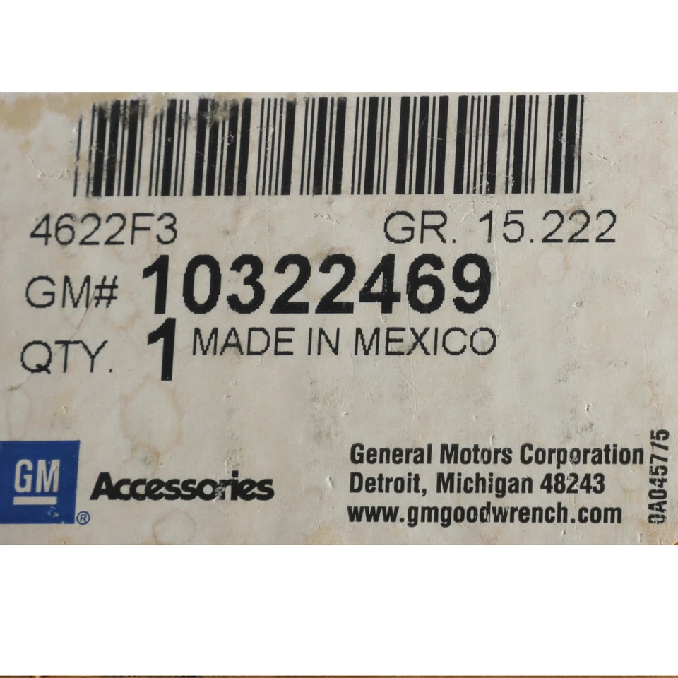 Red de carga compartimento equipaje Buick Rendezvous GM 2002-2007 NUEVO FABRICANTE DE EQUIPOS ORIGINALES 10322469 Foto 4 de 4