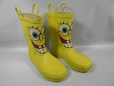 Sponge Bob Rubber Rain Boots, Galloshes #13 - 3D