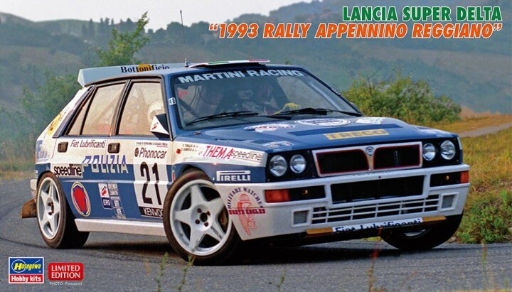 Hasegawa 20648 1:24th scale Lancia Super Delta “1993 Rally Appennino Reggiano”