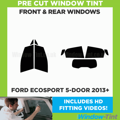 For Ford EcoSport 5-door 2013+ Full Pre Cut Window Tint Kit Front & Rear Film - Picture 2 of 10