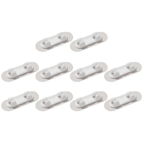  10 Pcs Selbstklebender Drahtmanager Praktischer Kabelclip Bequemer Drahtclip