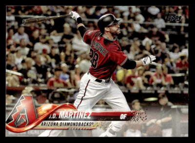 2018 Topps  J.D. Martinez #257 Arizona Diamondbacks Baseball Card