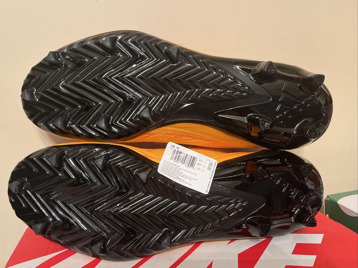 Adidas Adizero Football Cleats Men Size 13 Gold Black HP6598 adidas Adizero 2022 Football Cleats Yellow/Black HP6598 Mens  main image 4