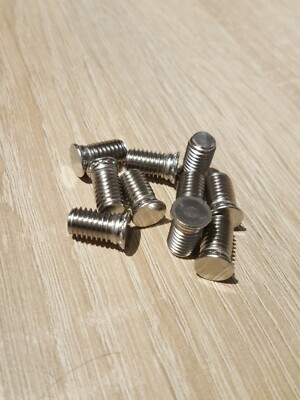 25x FHS-M8-15 Einpress-Gewindebolzen NEU Edelstahl A2