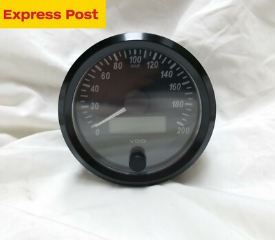 VDO Single Viu SPEEDO 12v & 24v 200 kph 80mm AUTOMOTIVE 4WD | eBay ...