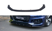 Cup Spoilerlippe Schwarz FüR Audi RS4 B9 A4 S4 Frontspoiler Spoilerschwert V1