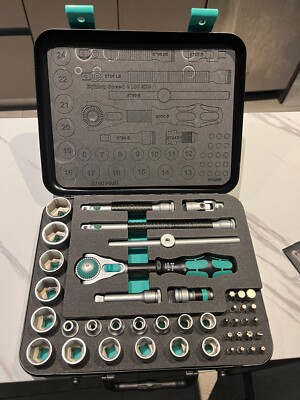 Wera 8100 SB 2 Zyklop Socket Wrench Set 3/8'' Drive Metric 43 Pieces 05003594001