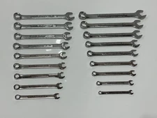 NEW Craftsman USA VA 18pc SAE 1/4"-3/4" & Metric 9mm-17mm Combination Wrench Set