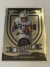 2021 Panini Prizm Draft Picks Pat Freiermuth Rookie #173 Silver Crusade