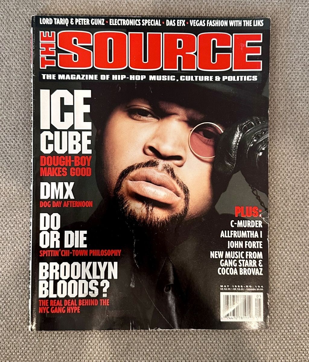 The Source Magazine, Issue No. 104 (May 1998), Ice Cube, DMX, Hip
