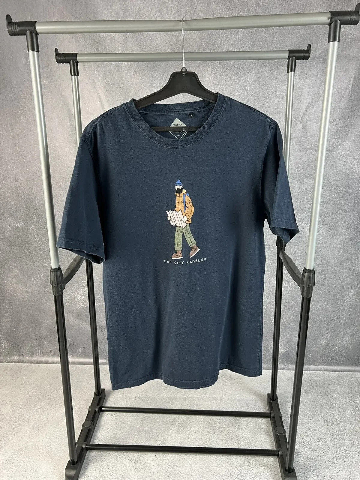 Barbour + Josh park art logo T-shirt