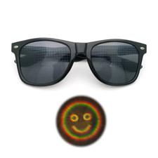 3D Prism Effect Diffraction Glasses Women Sunglasses Rectangle Rainbow Kaleidosc