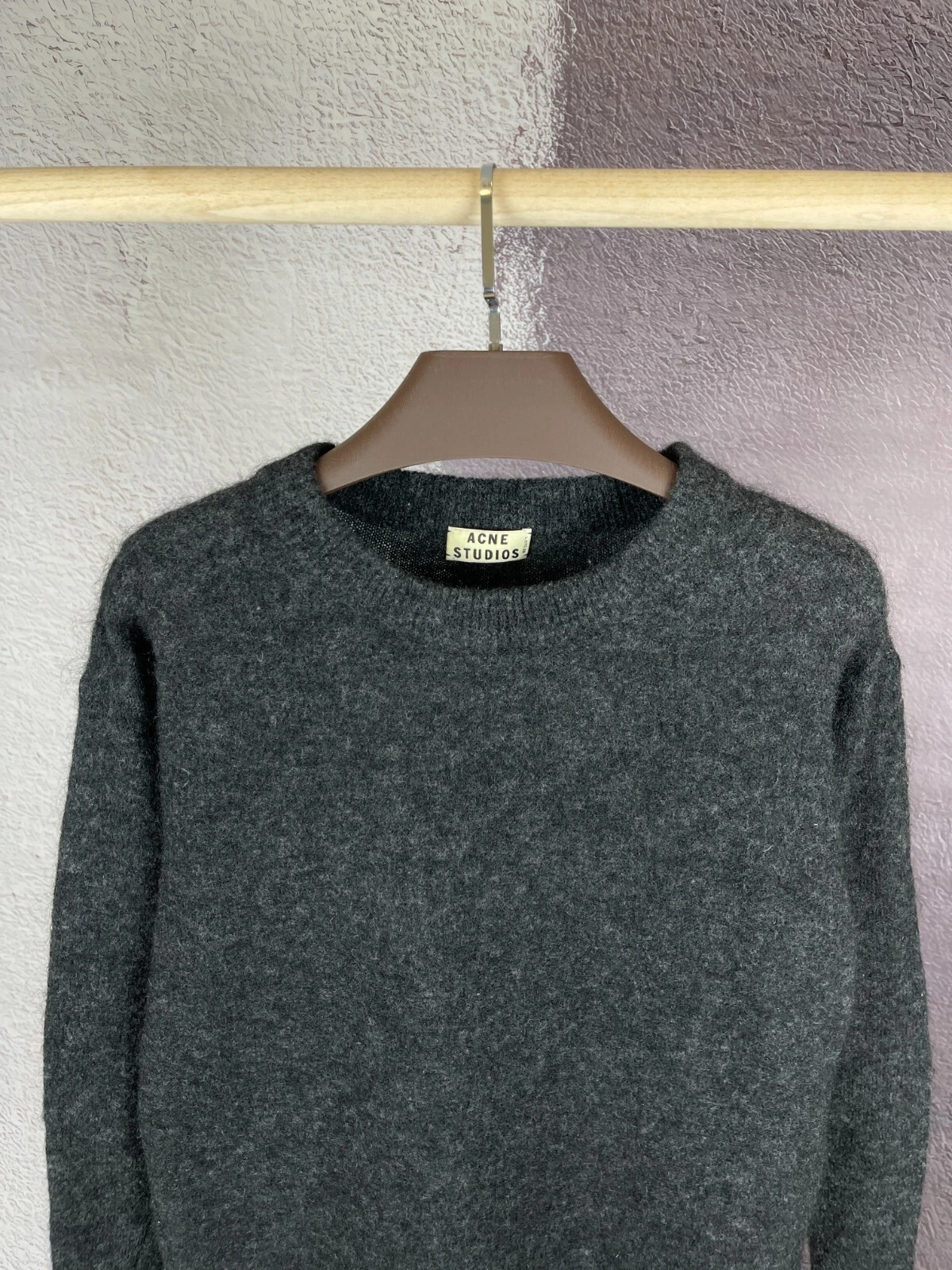 Abito pullover maglione lana Acne Studios Wham Mohair Paw13