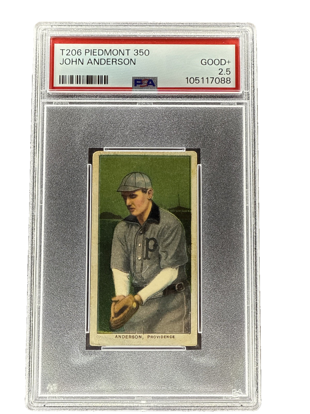 1909-11 T206 Piedmont 350 John Anderson PSA 2.5 Providence Grays