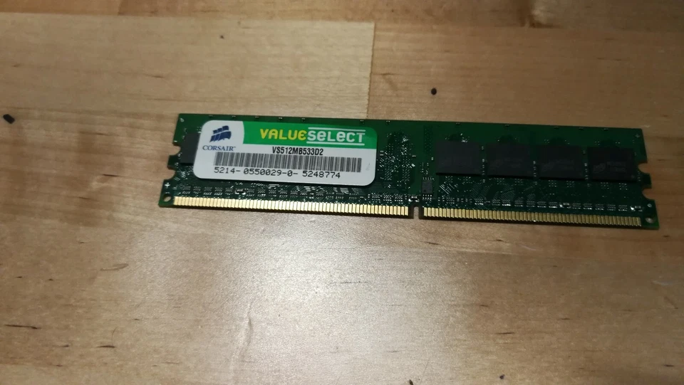 CORSAIR VS512MB533D2 512MB Memory RAM PC2-4200 FREE SHIPPING. - Image 2 of 4