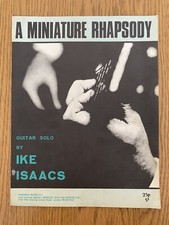 A Miniature Rhapsody Guitar Solo by Ike Isaacs Kadence Music sheet music