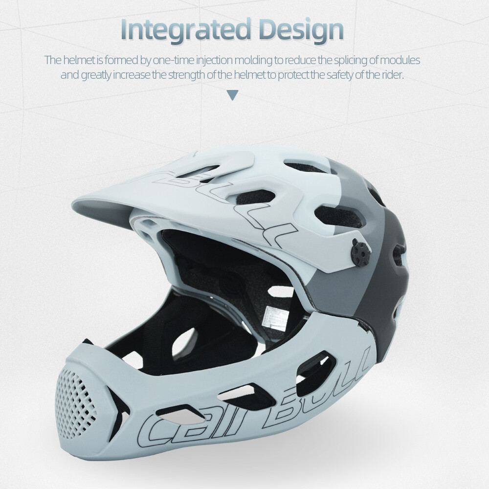 Bicycle Cycling Helmet Detachable Full Face MTB Downhill Mountain Bike Helmet eBay