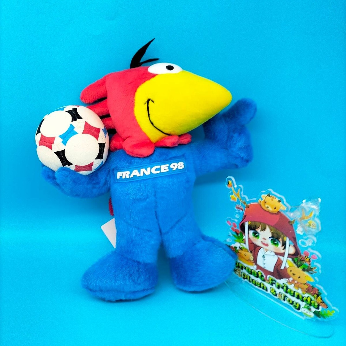 FIFA World Cup 1998 Vintage France 98 Mascot Cockerel Plush