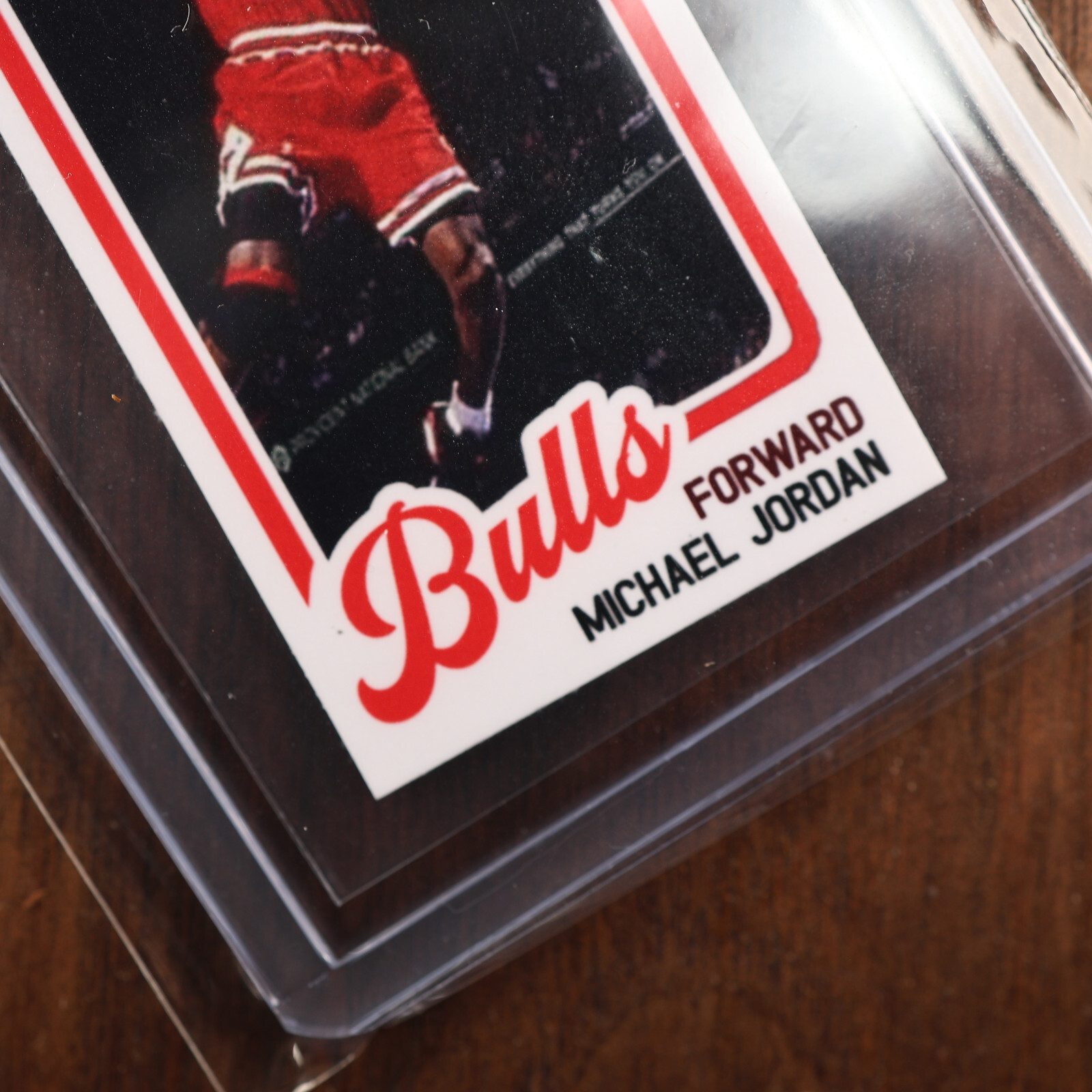 Michael Jordan Rookie RC Supermini NO 1986 Fleer Basketball Card - 2/3 view 5