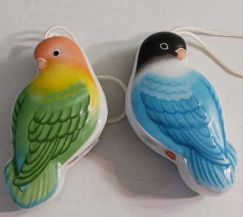Ornamenti uccellino Neiman Marcus Pomander vintage made in Japan set 4 pezzi anni 50 o 60 - Foto 10 di 19